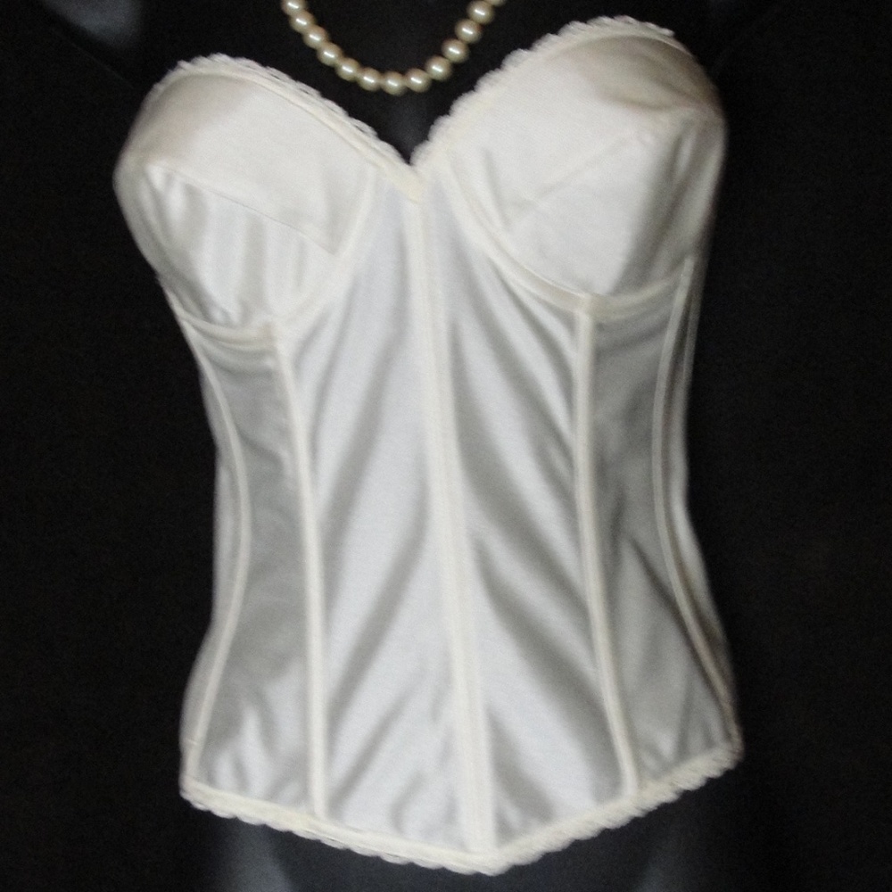 VTG 80s Empire Intimates Bustier-Steampunk, Bridal